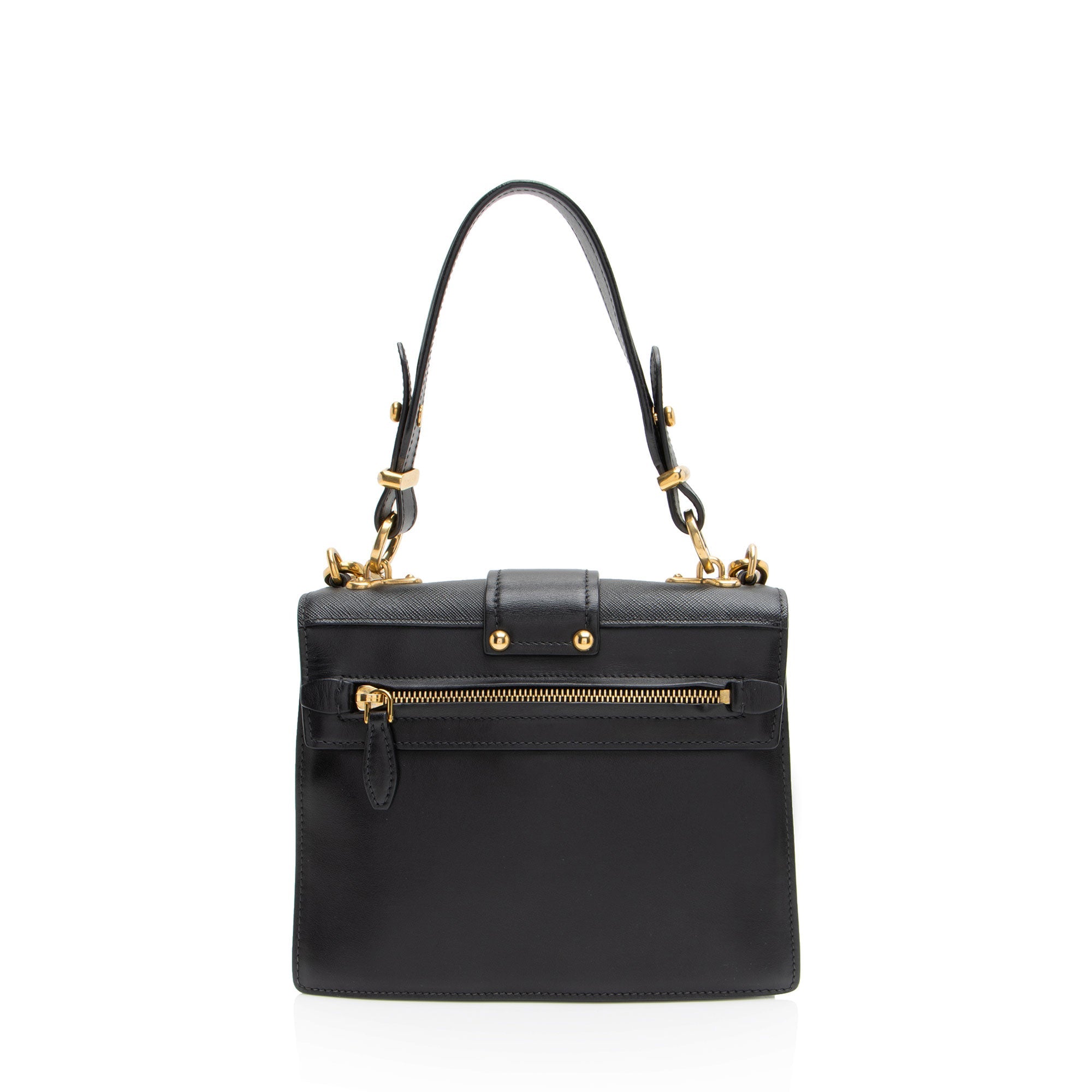 Prada Calfskin Cahier Top Handle
