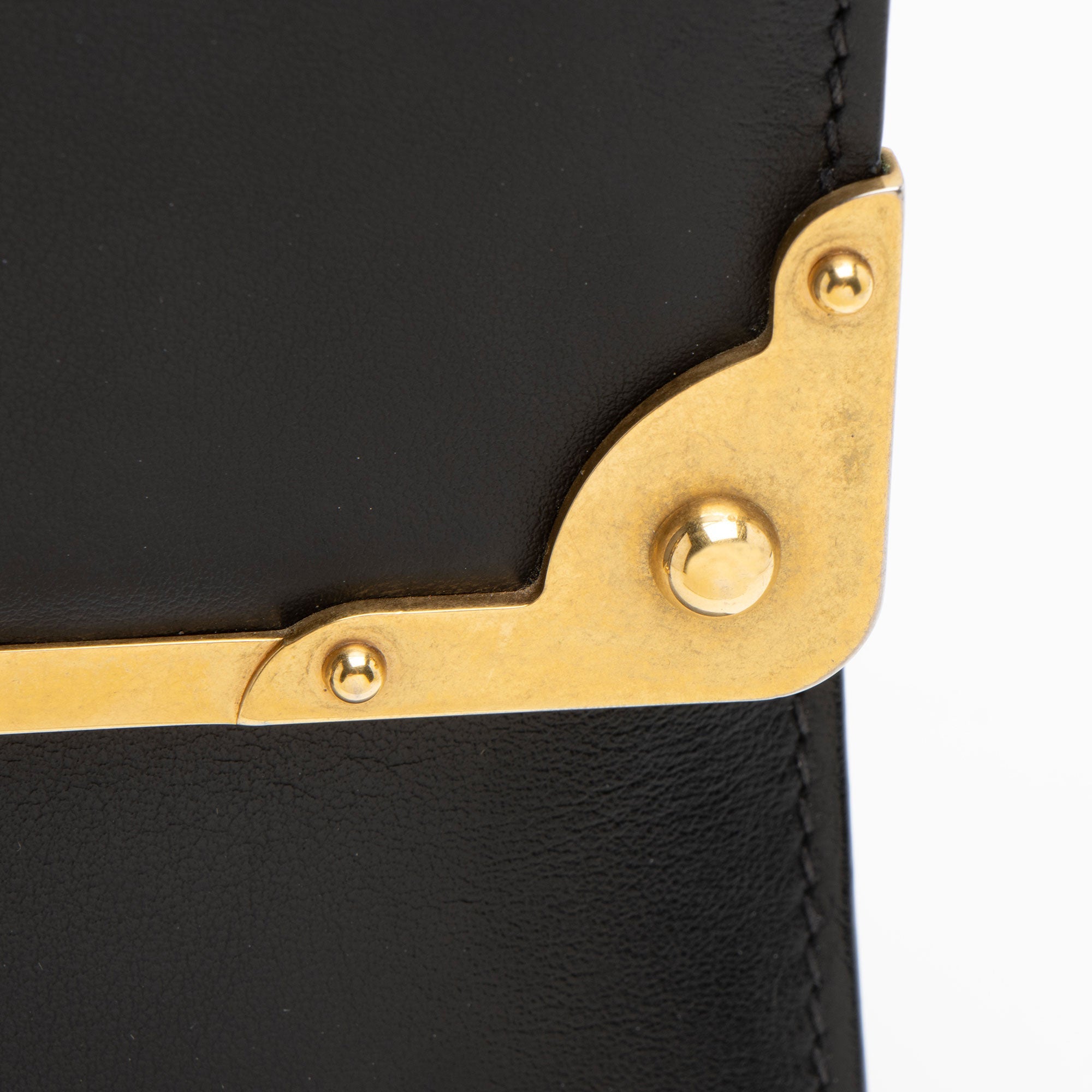 Prada Calfskin Cahier Top Handle