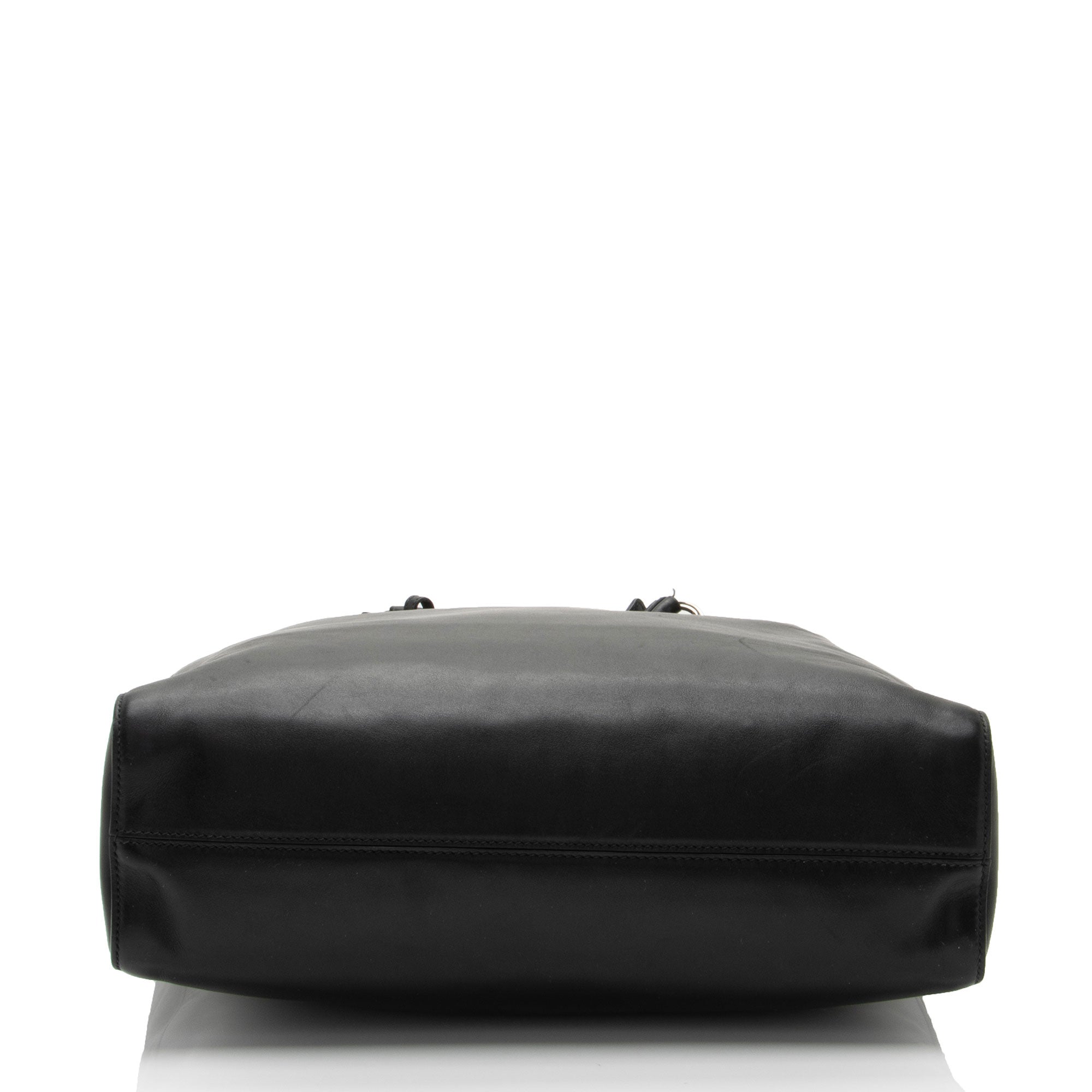 Prada Calfskin Soft Buckle Tote (SHF-dCjmsj)
