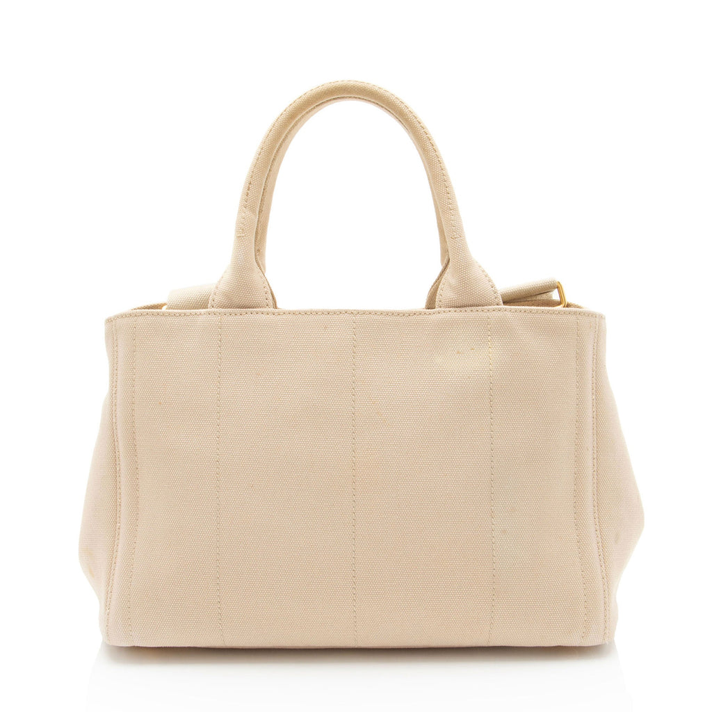 Prada Canapa Crystal Studded Tote