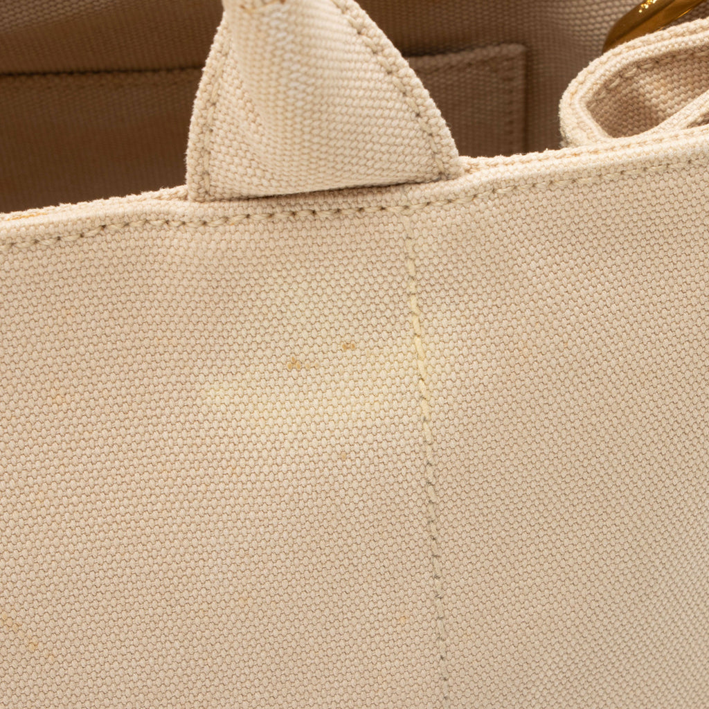 Prada Canapa Crystal Studded Tote