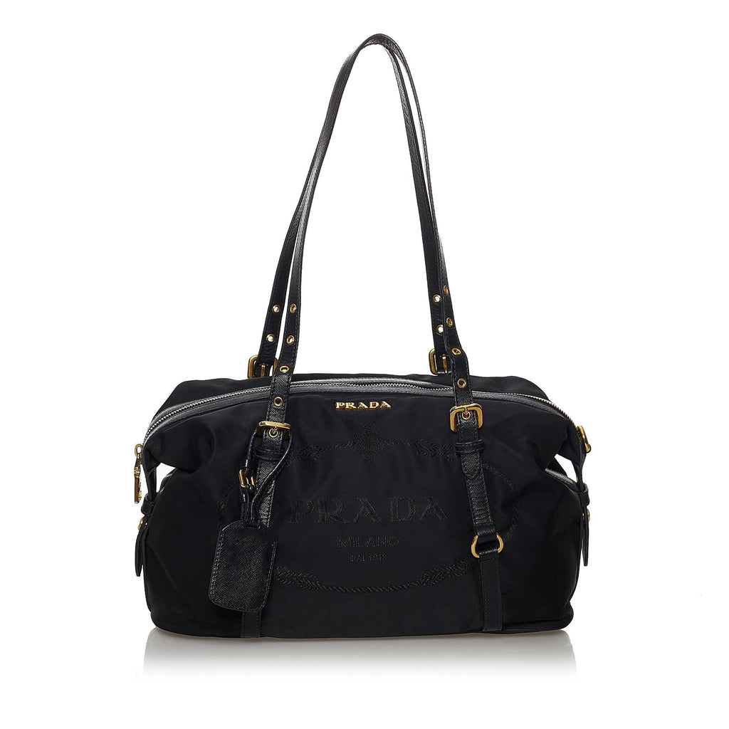 Prada Canapa Logo Tessuto Shoulder Bag (SHG-29804)