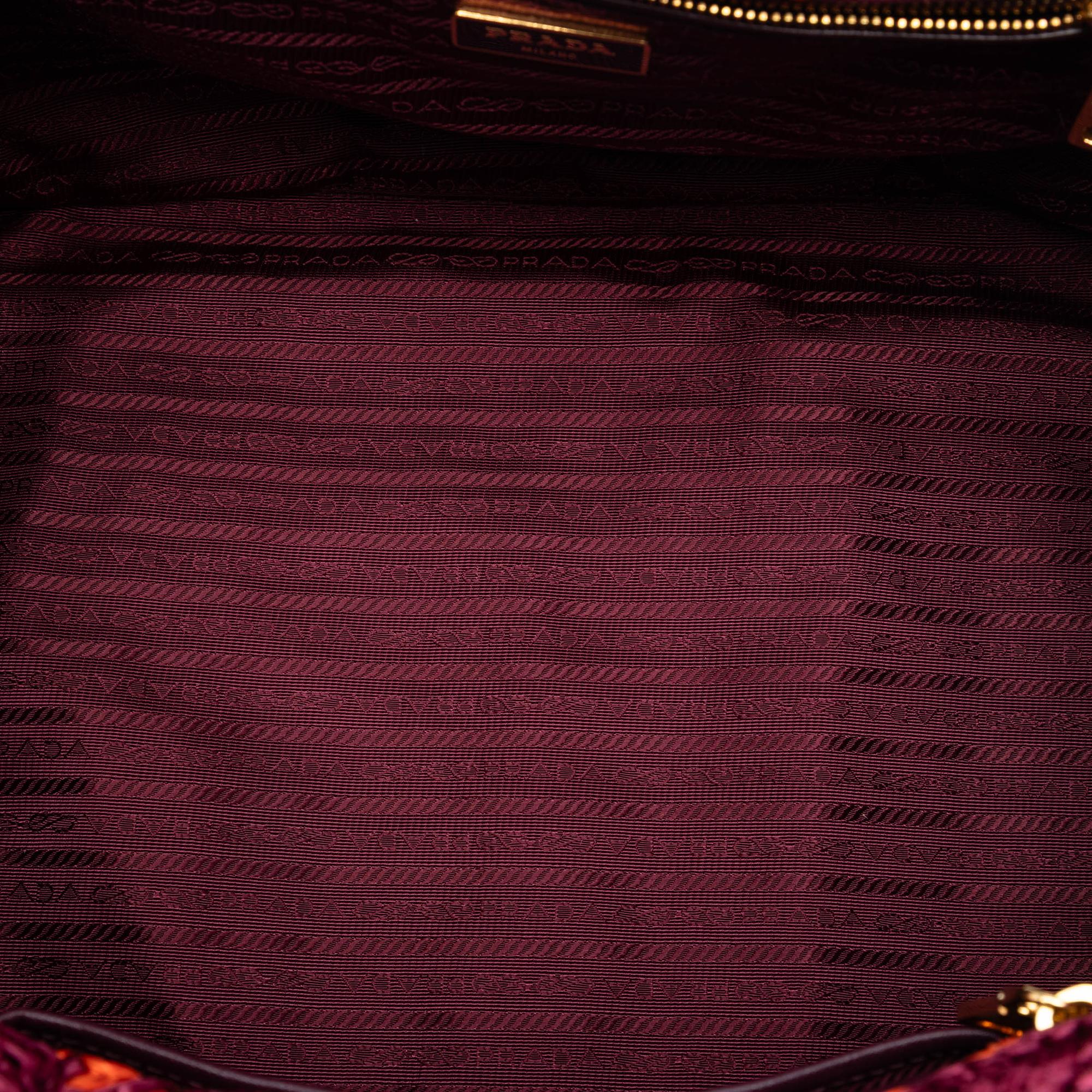 Prada Canapa Raffia Tote