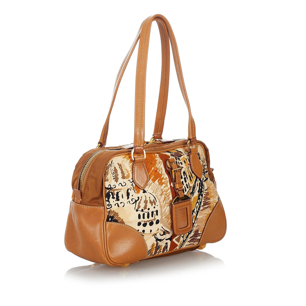 Prada Canapa St. Venezia Shoulder Bag (SHG-27036)