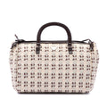 Prada Canvas Bow Cloquet Handle Bag