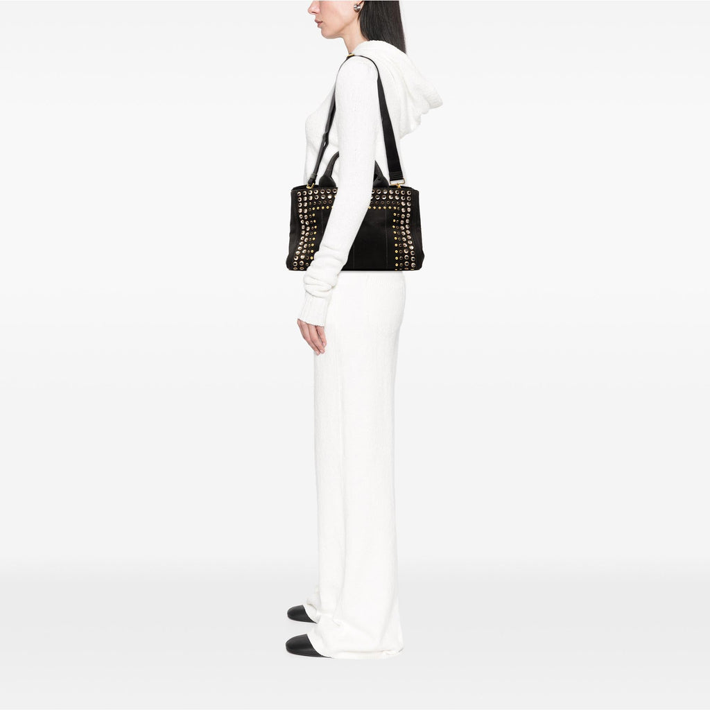 Prada Canvas Canapa Bijoux Satchel