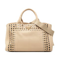 Prada Canvas Canapa Bijoux Satchel