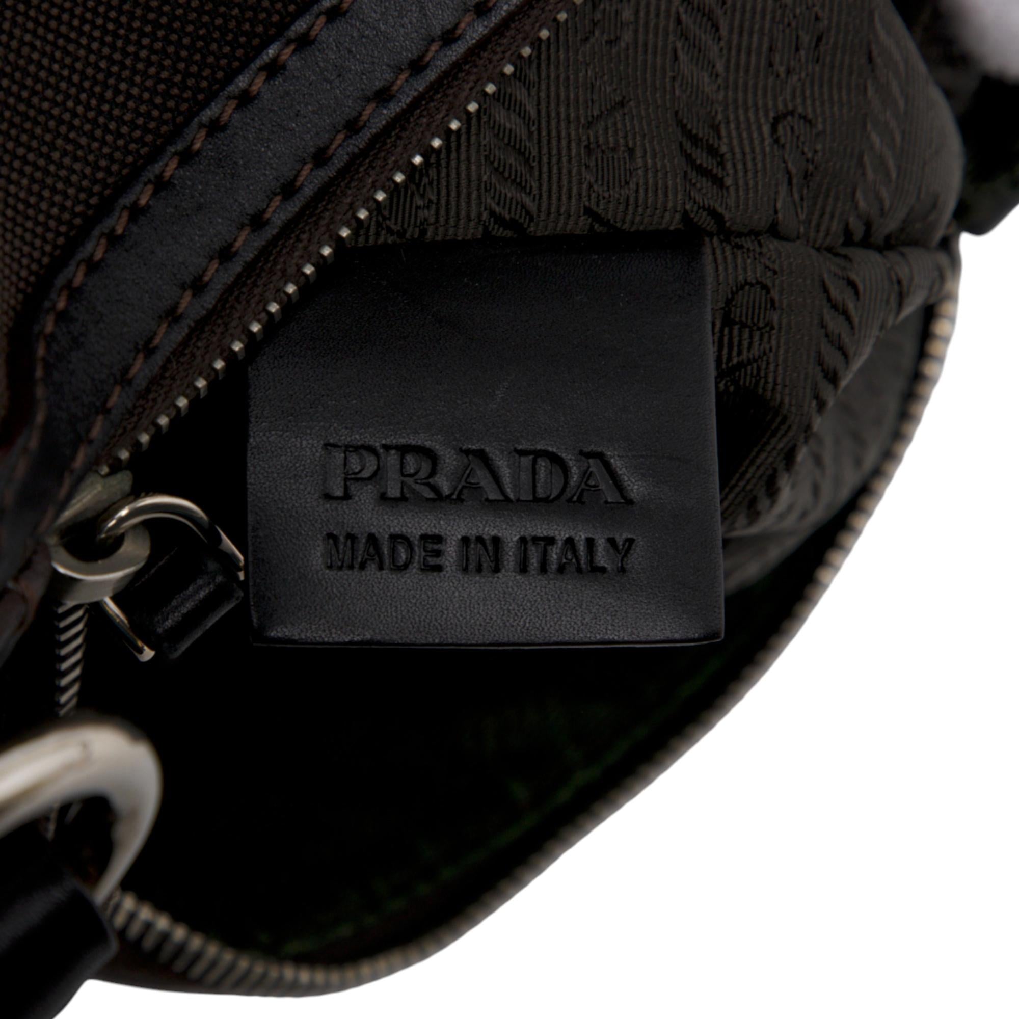 Prada Canvas Canapa Logo Crossbody