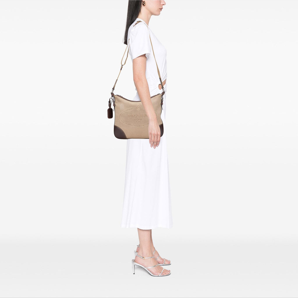 Prada Canvas Canapa Logo Crossbody