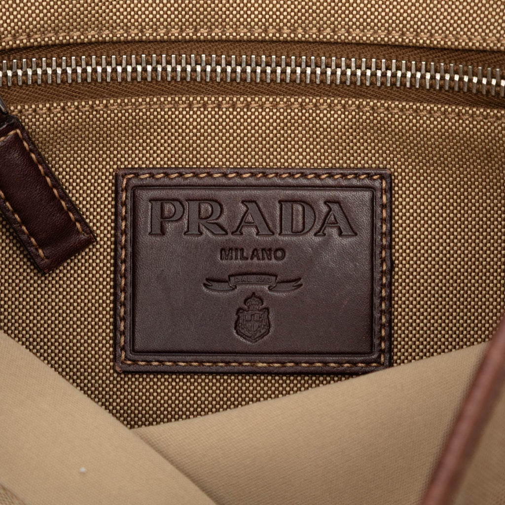 Prada Canvas Canapa Logo Crossbody