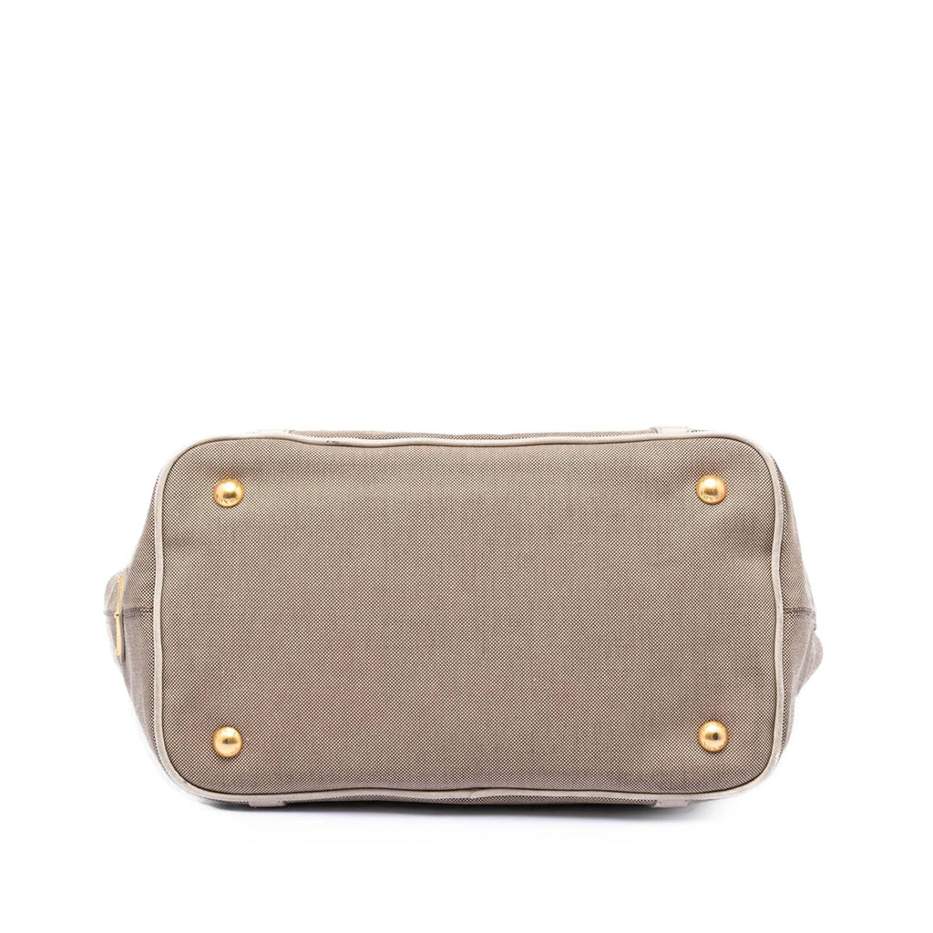 Prada Canvas Canapa Logo Satchel