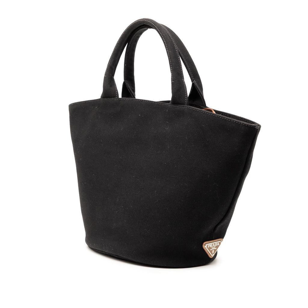 Prada Canvas Canapa Logo Satchel