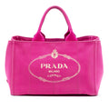 Prada Canvas Canapa Logo Satchel