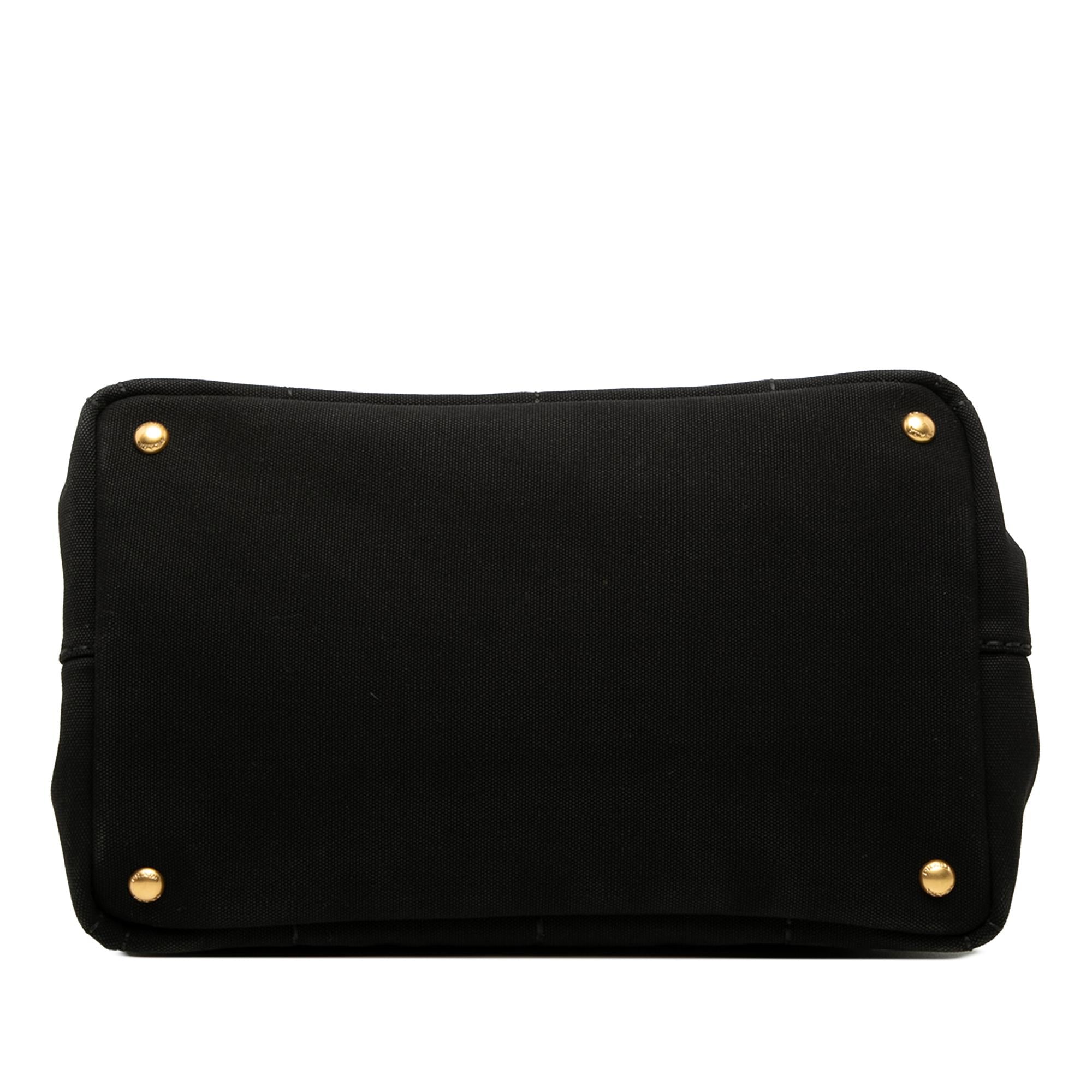 Prada Canvas Canapa Logo Tote