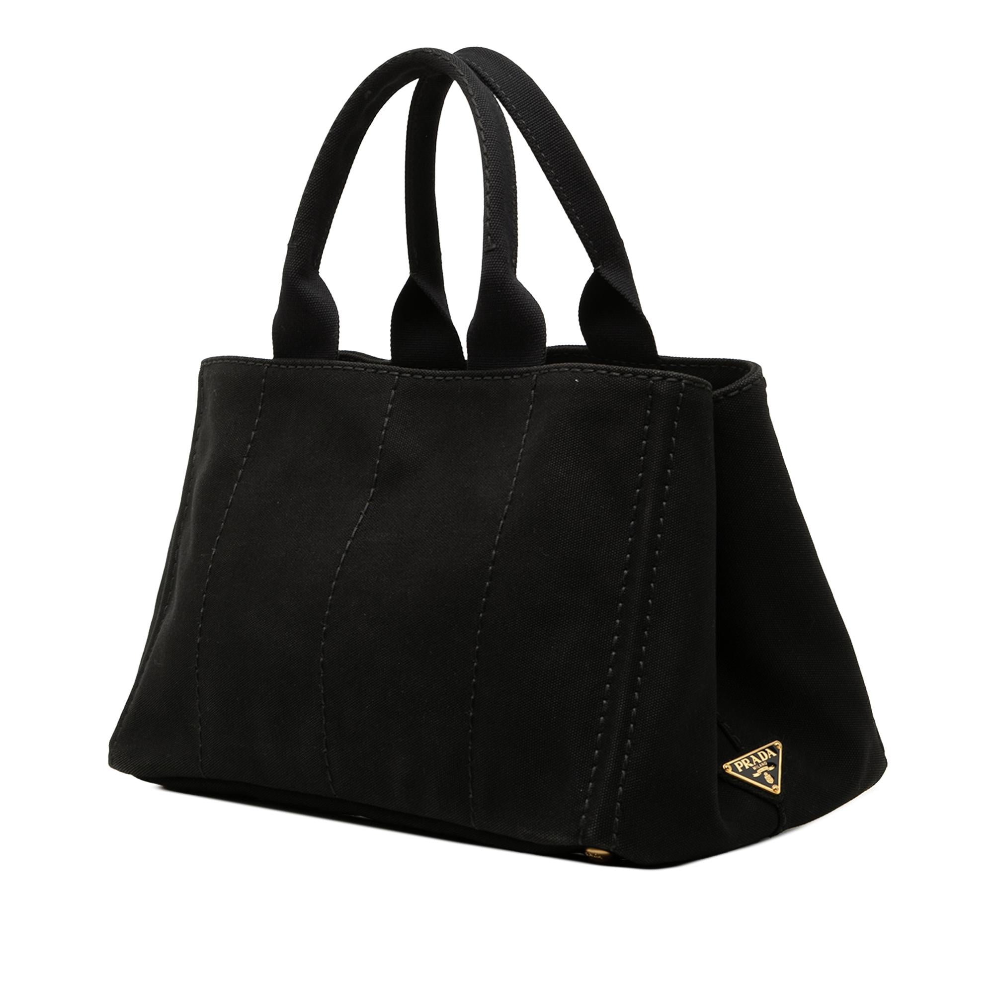 Prada Canvas Canapa Logo Tote