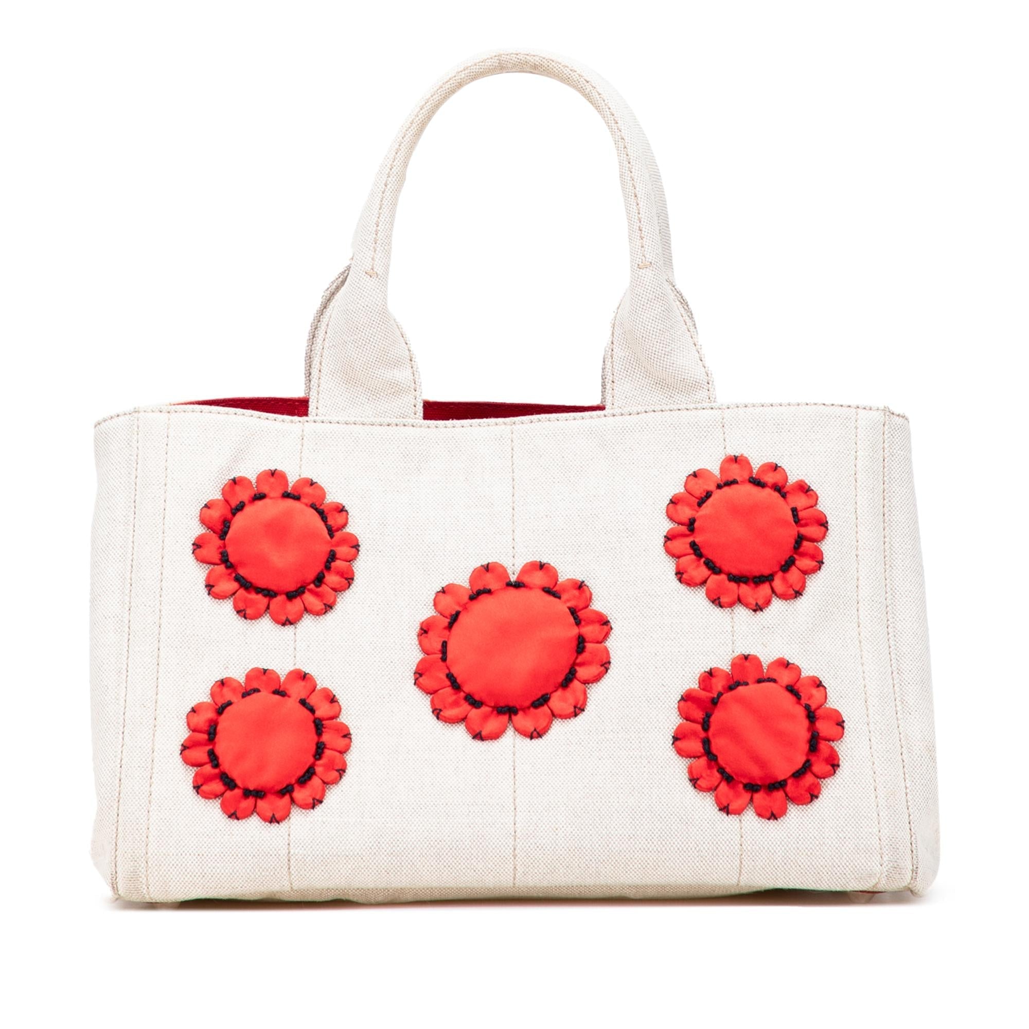 Prada Canvas Canapa Mistolino Tote