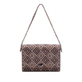 Prada Canvas Geometric Shoulder Bag