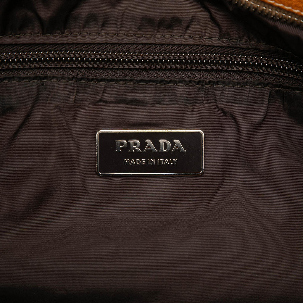 Prada Canvas Logo Crossbody