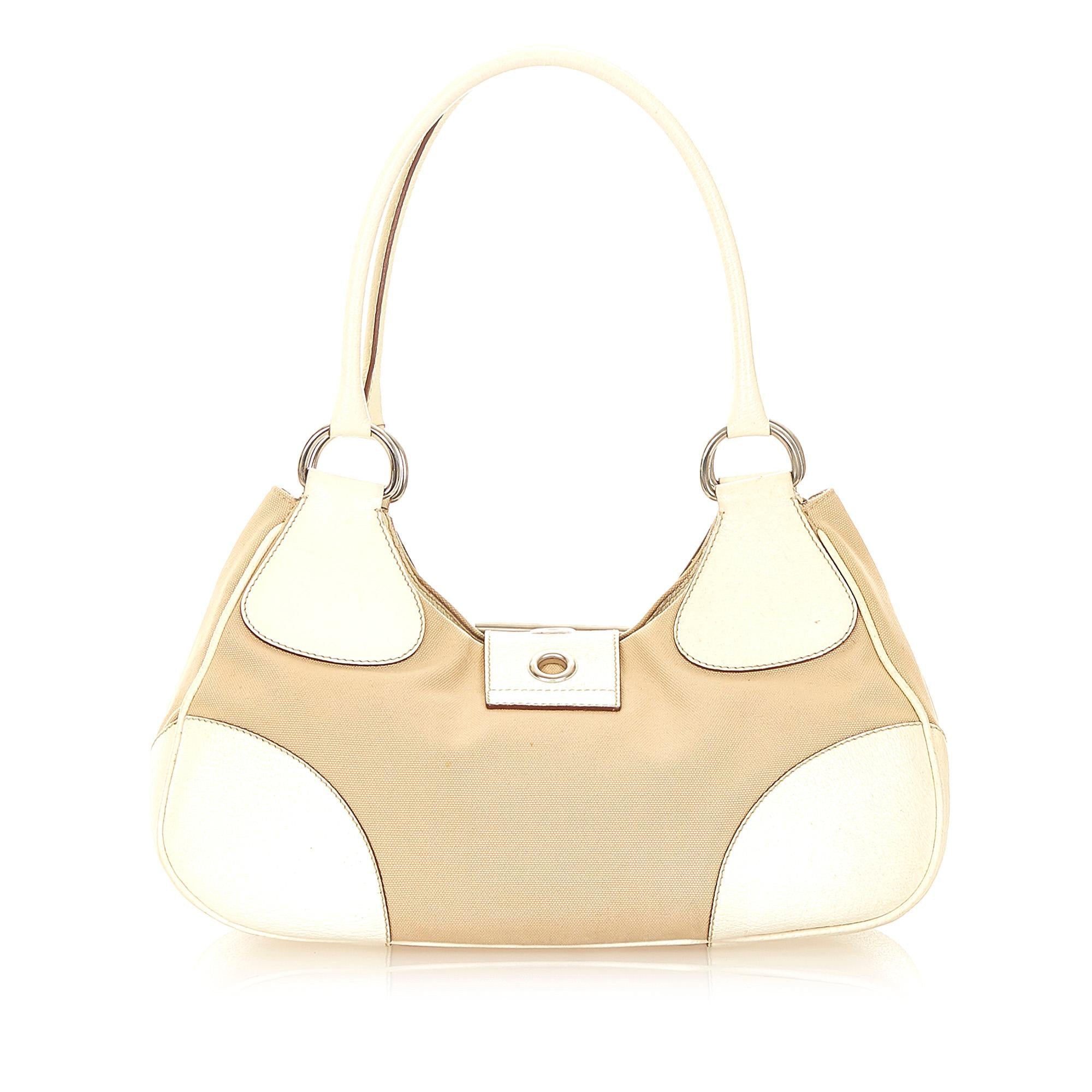 Prada Canvas Shoulder Bag (SHG-20299)