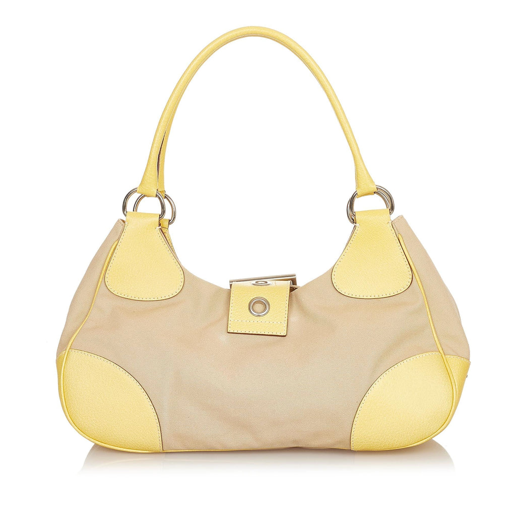 Prada Canvas Shoulder Bag (SHG-24930)