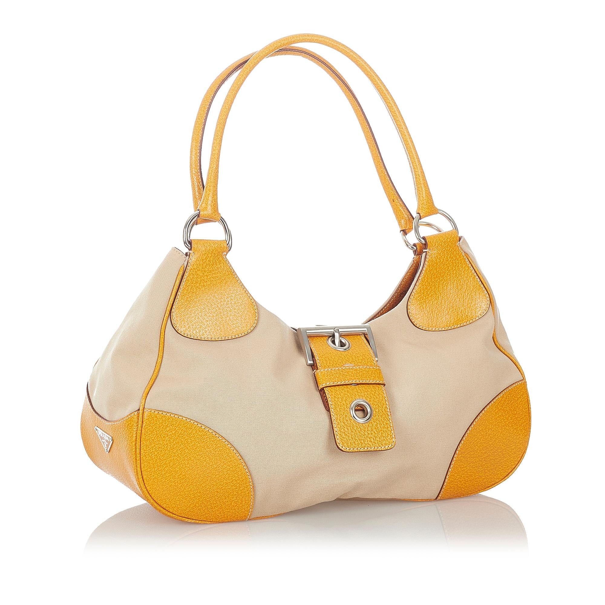Prada Canvas Shoulder Bag (SHG-26816)