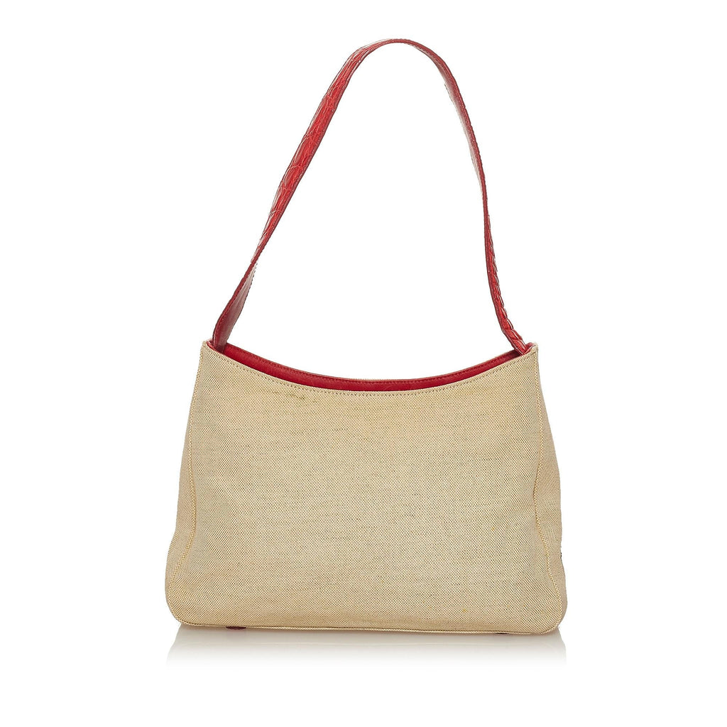 Prada Canvas Shoulder Bag (SHG-28738)