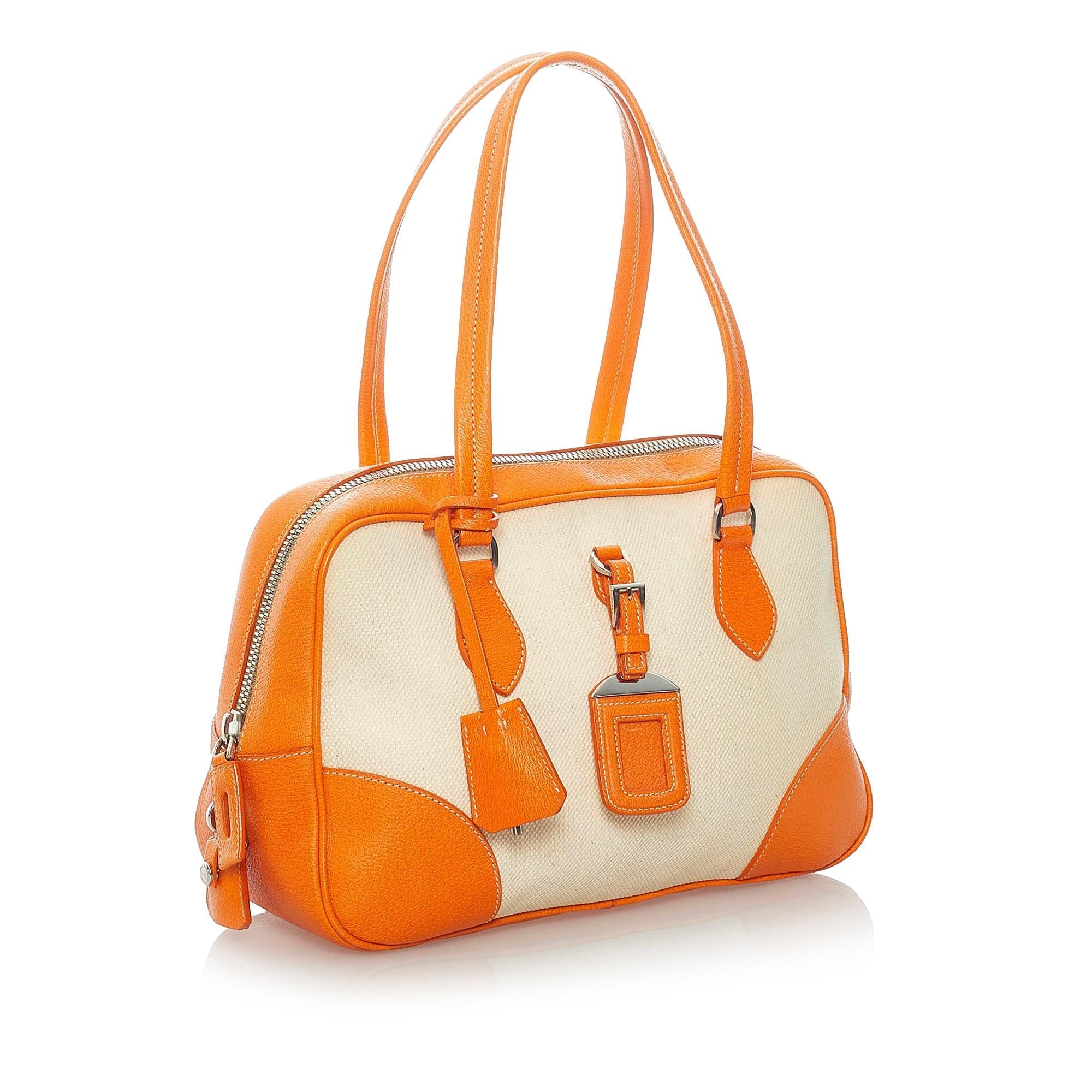 Prada Canvas Shoulder Bag (SHG-32051)