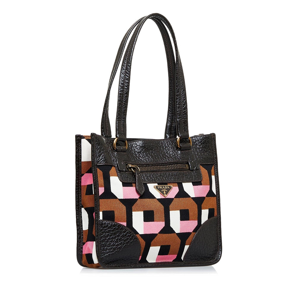 Prada Canvas Shoulder Bag (SHG-FqDrNL)