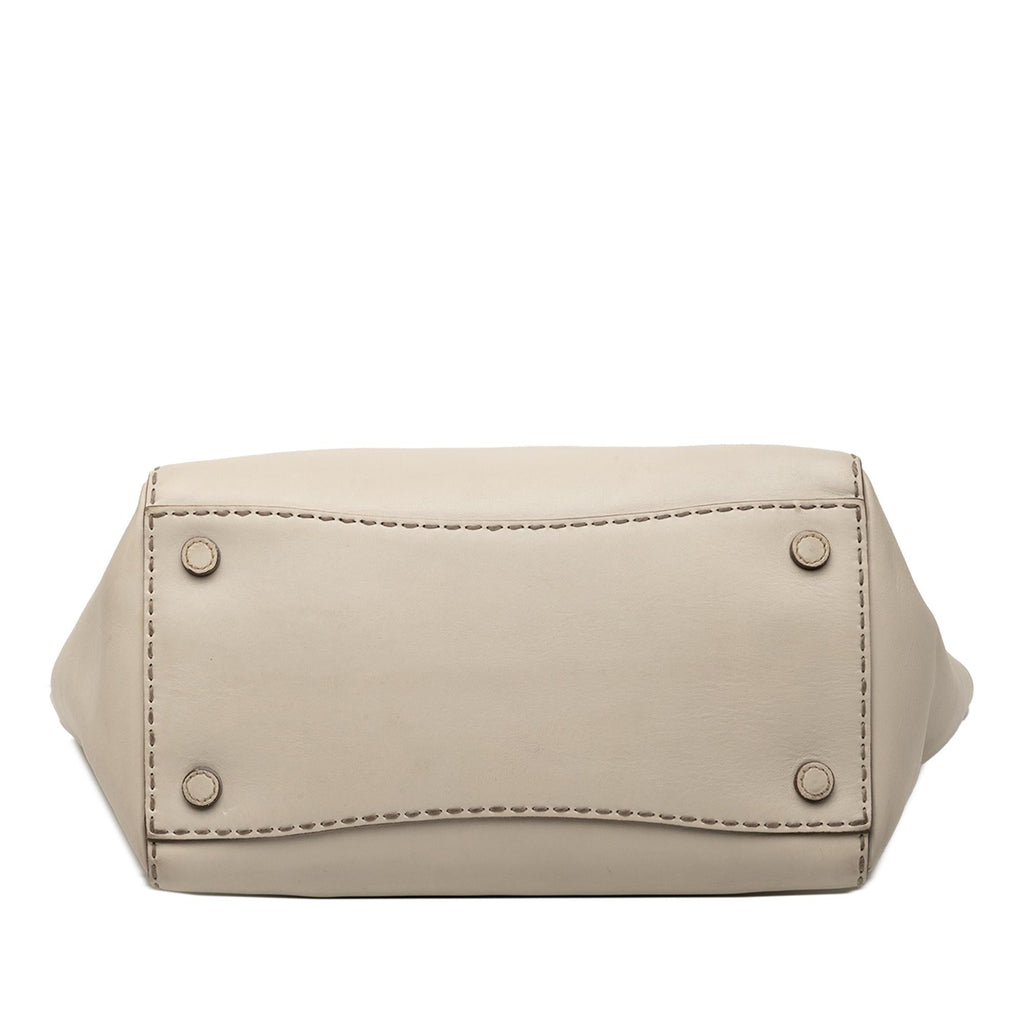 Prada City Calf Stitched Twin Pocket Satchel
