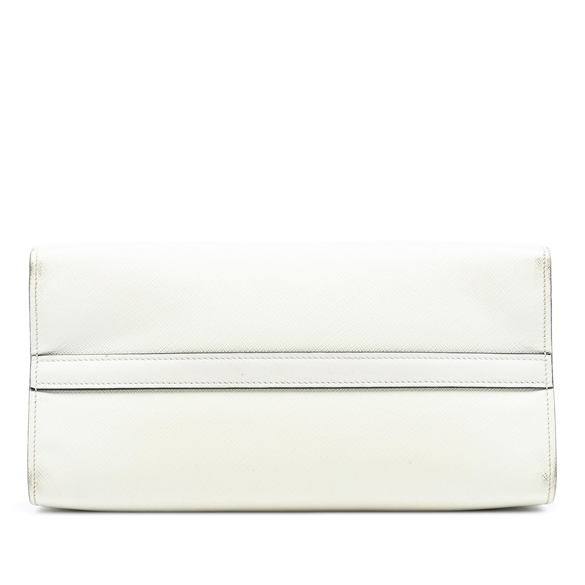 Prada City Calf Trimmed Saffiano Greche Paradigme Bag