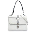 Prada City Calf and Saffiano Studded Elektra Satchel