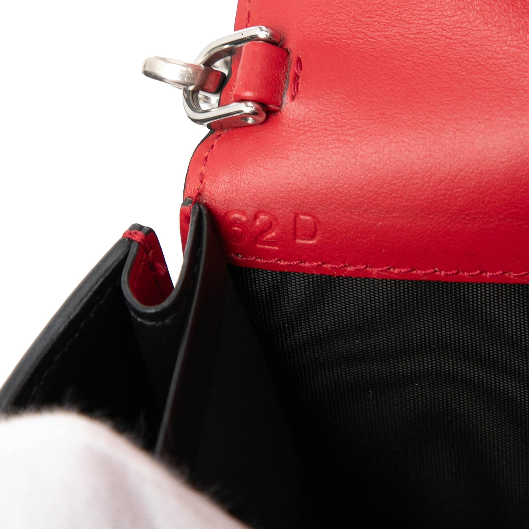 Prada City Calfskin Studded Elektra Clutch with Chain