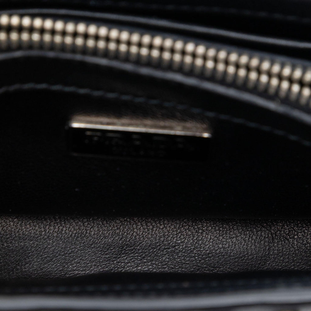 Prada City Calfskin Studded Elektra Turn Lock Clutch