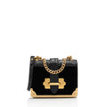 Prada Croc Embossed Calfskin Velvet Cahier Micro Crossbody (SHF-ckpRr7)