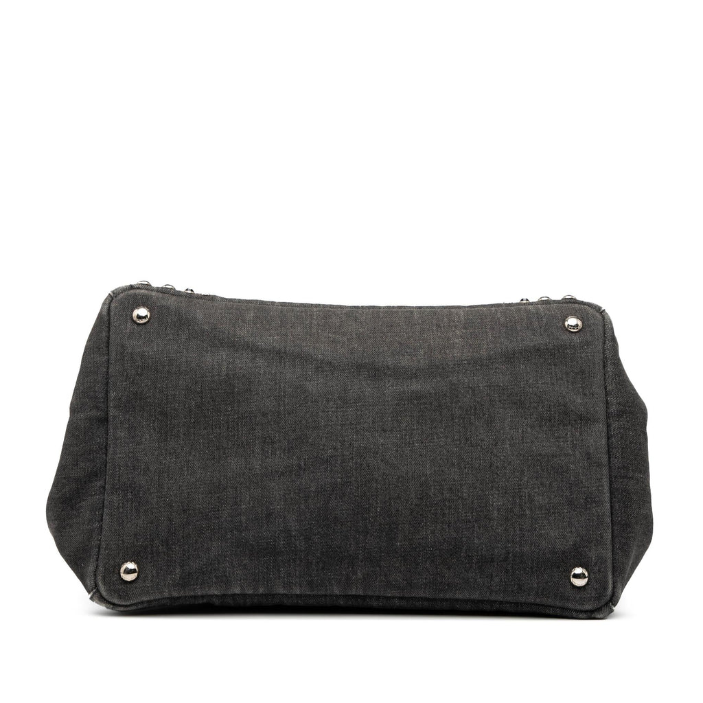 Prada Denim Canapa Bijoux Satchel
