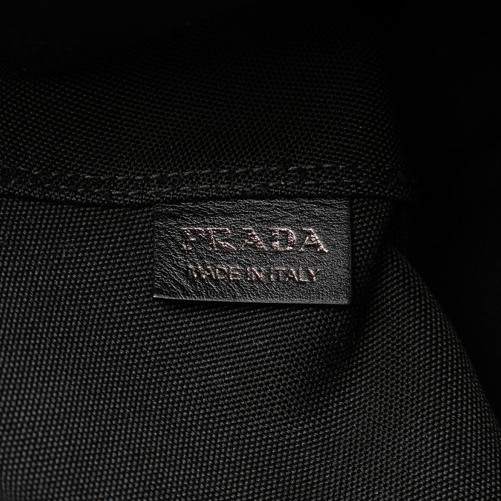Prada Denim Logo Satchel