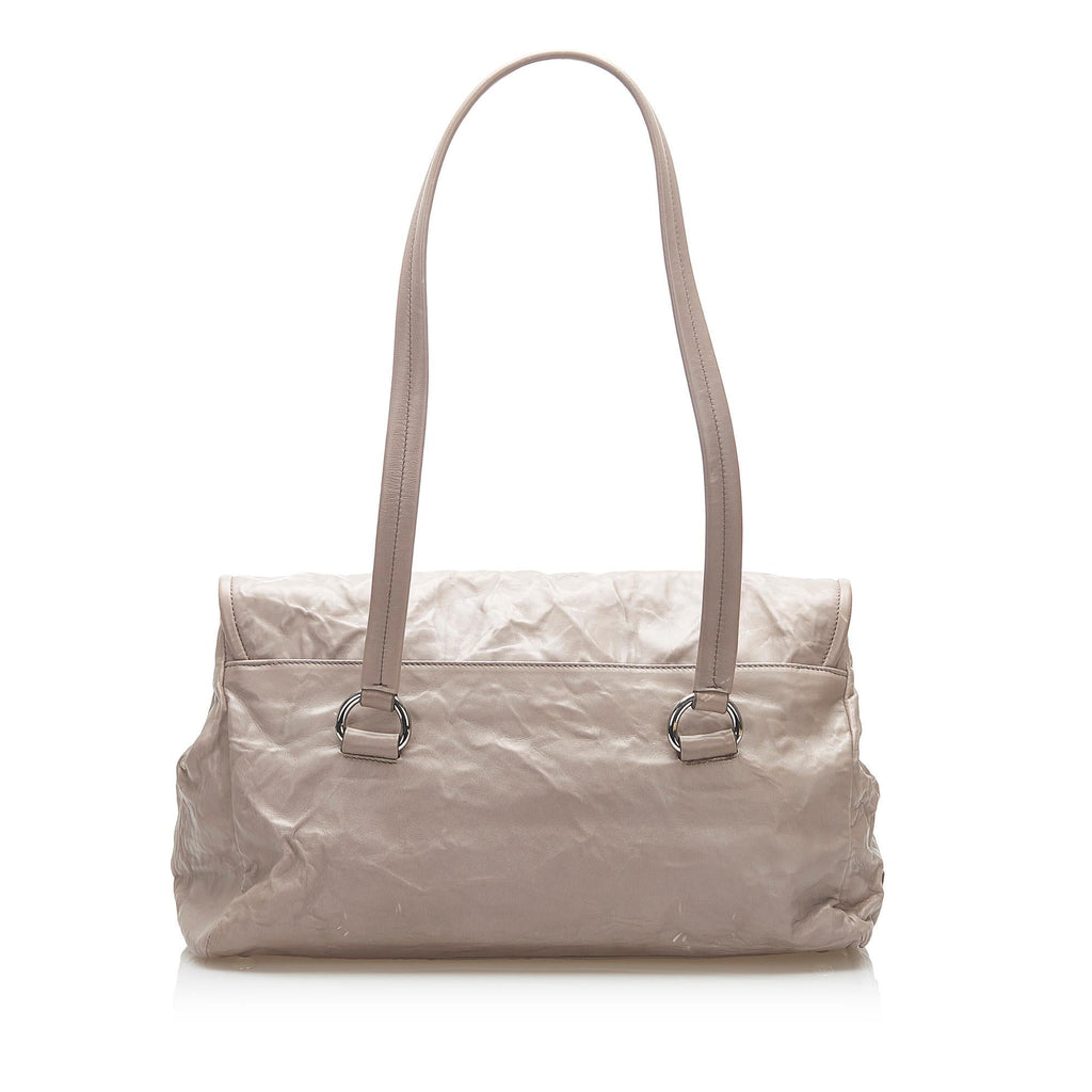 Prada Easy Leather Shoulder Bag (SHG-31706)
