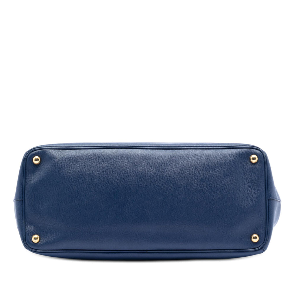 Prada Extra Large Saffiano Lux Galleria Double Zip Tote