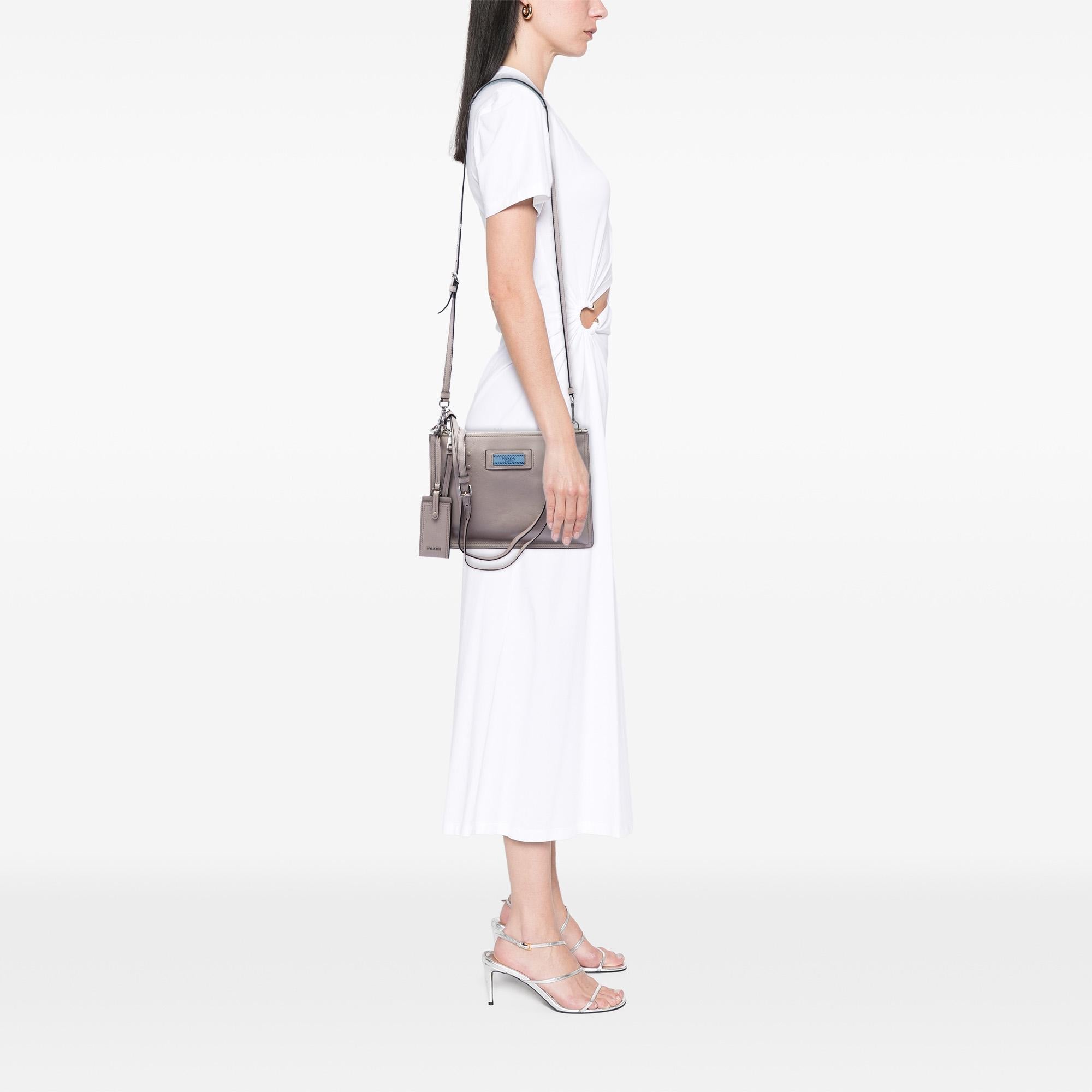 Prada Glace Calf Etiquette Satchel