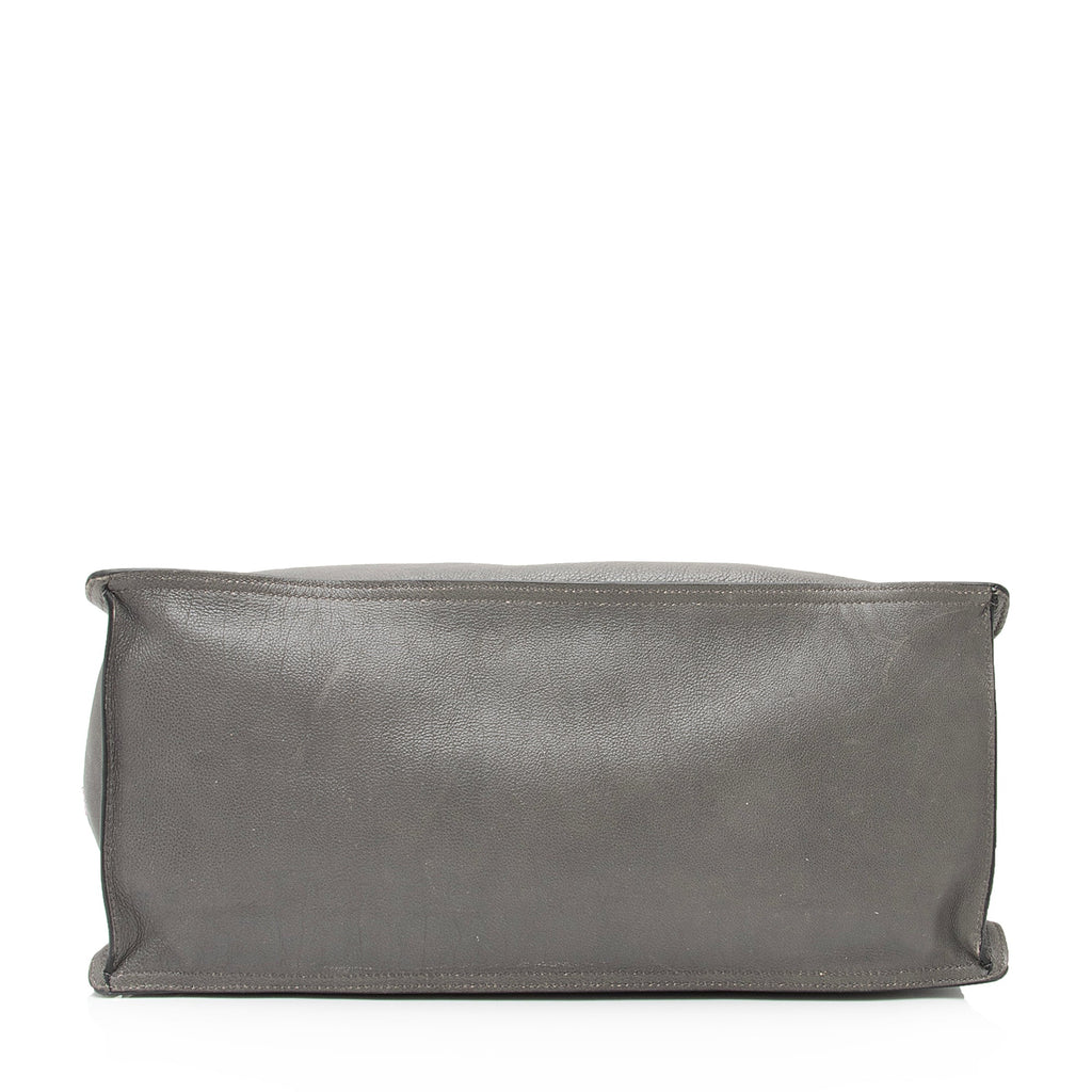 Prada Glace Calf Etiquette Tote (SHF-ylRJkw)