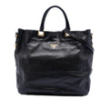 Prada Glace Calf Open Convertible Tote