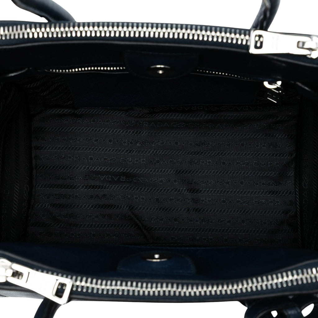 Prada Glace Calf Twin Pocket Satchel
