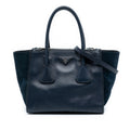 Prada Glace Calf Twin Pocket Satchel