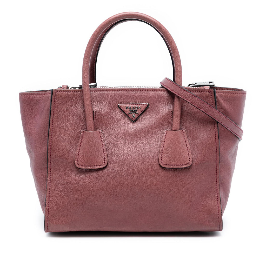 Prada Glace Calf Twin Pocket Satchel