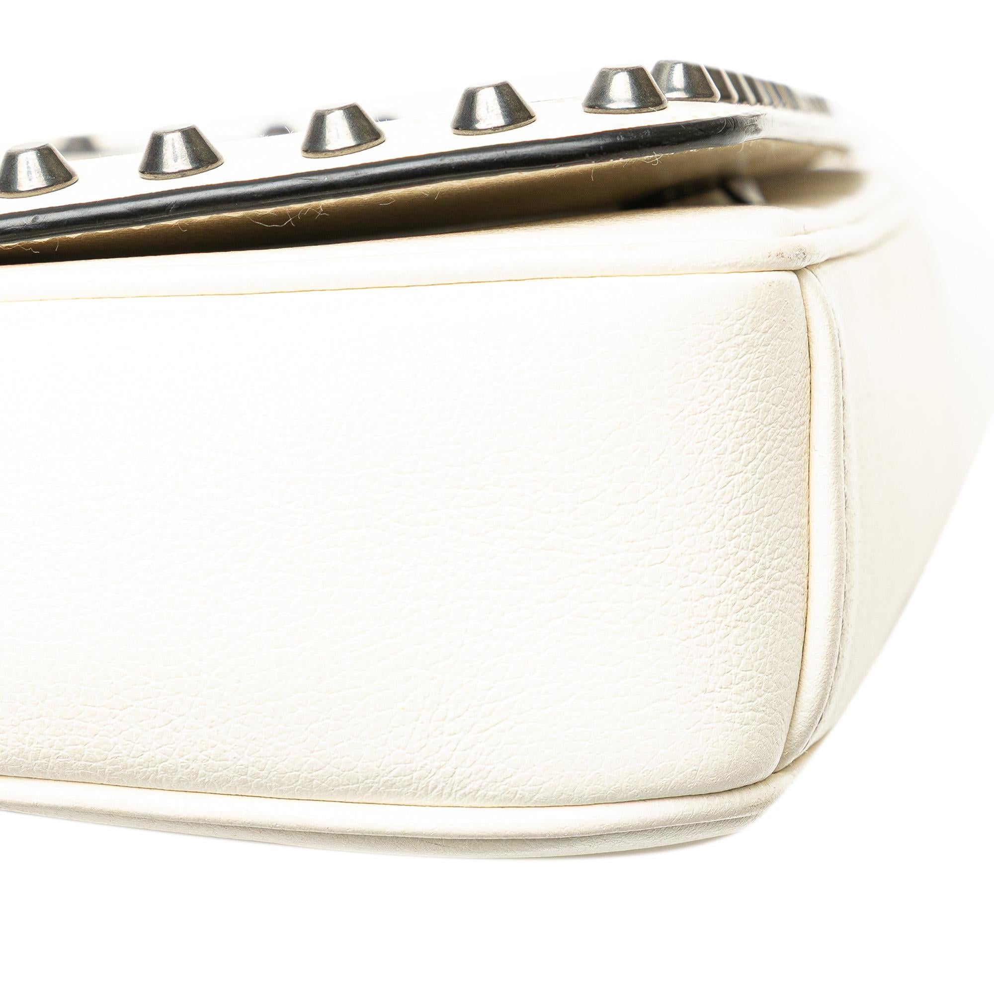 Prada Glace Calfskin Studded Crossbody