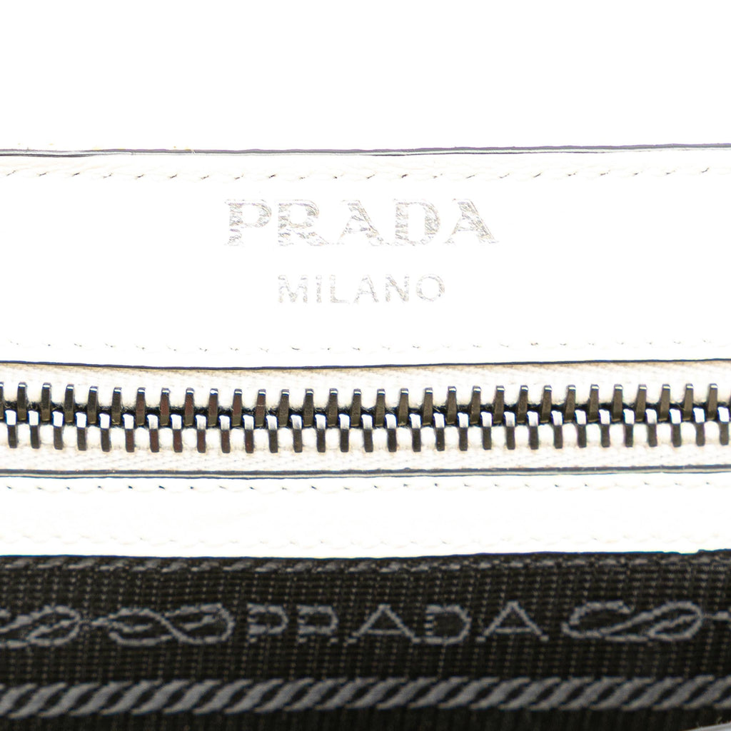 Prada Glace Calfskin Studded Crossbody