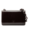 Prada Goatskin Madras Swing Chain Shoulder Bag