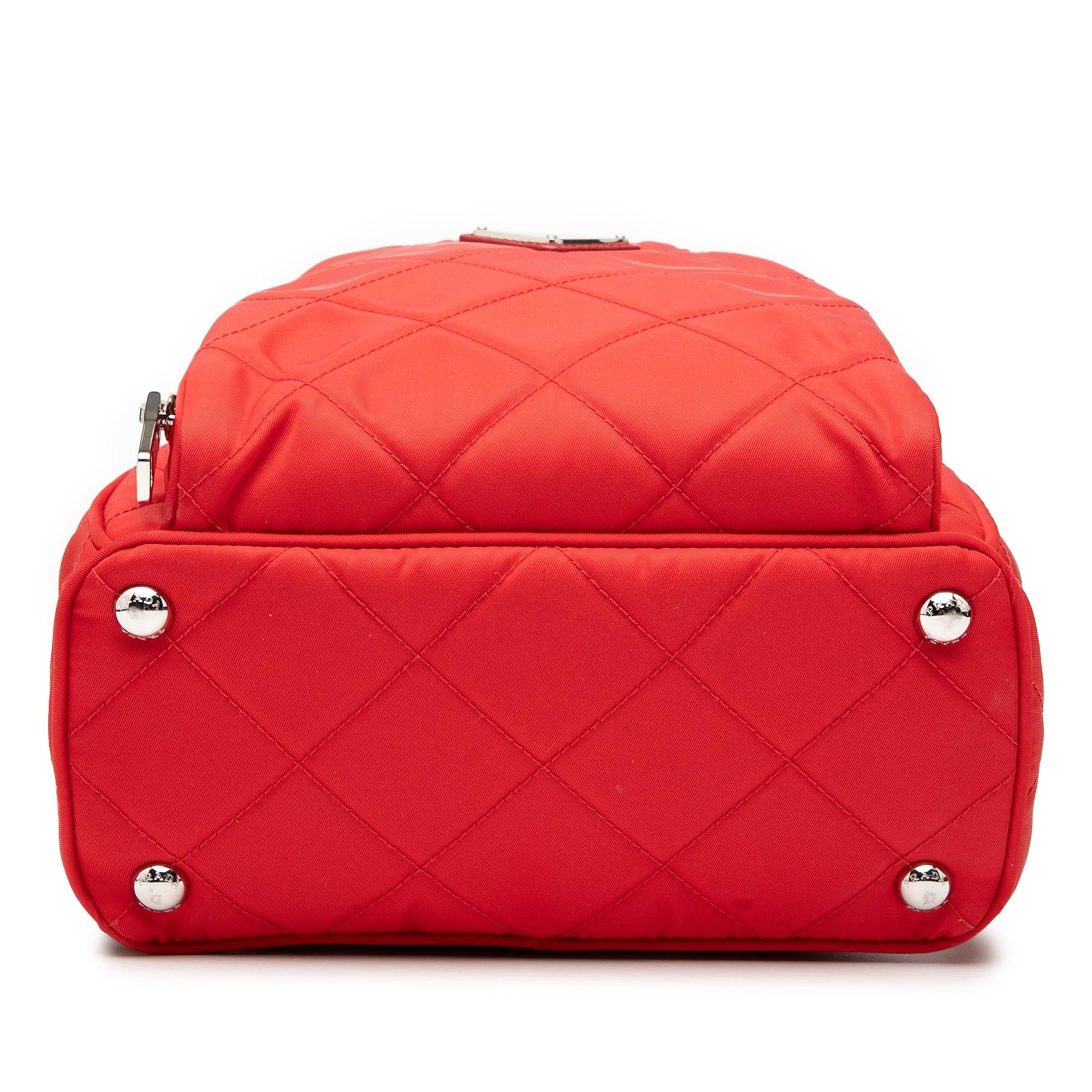Prada Impuntu Tessuto Backpack