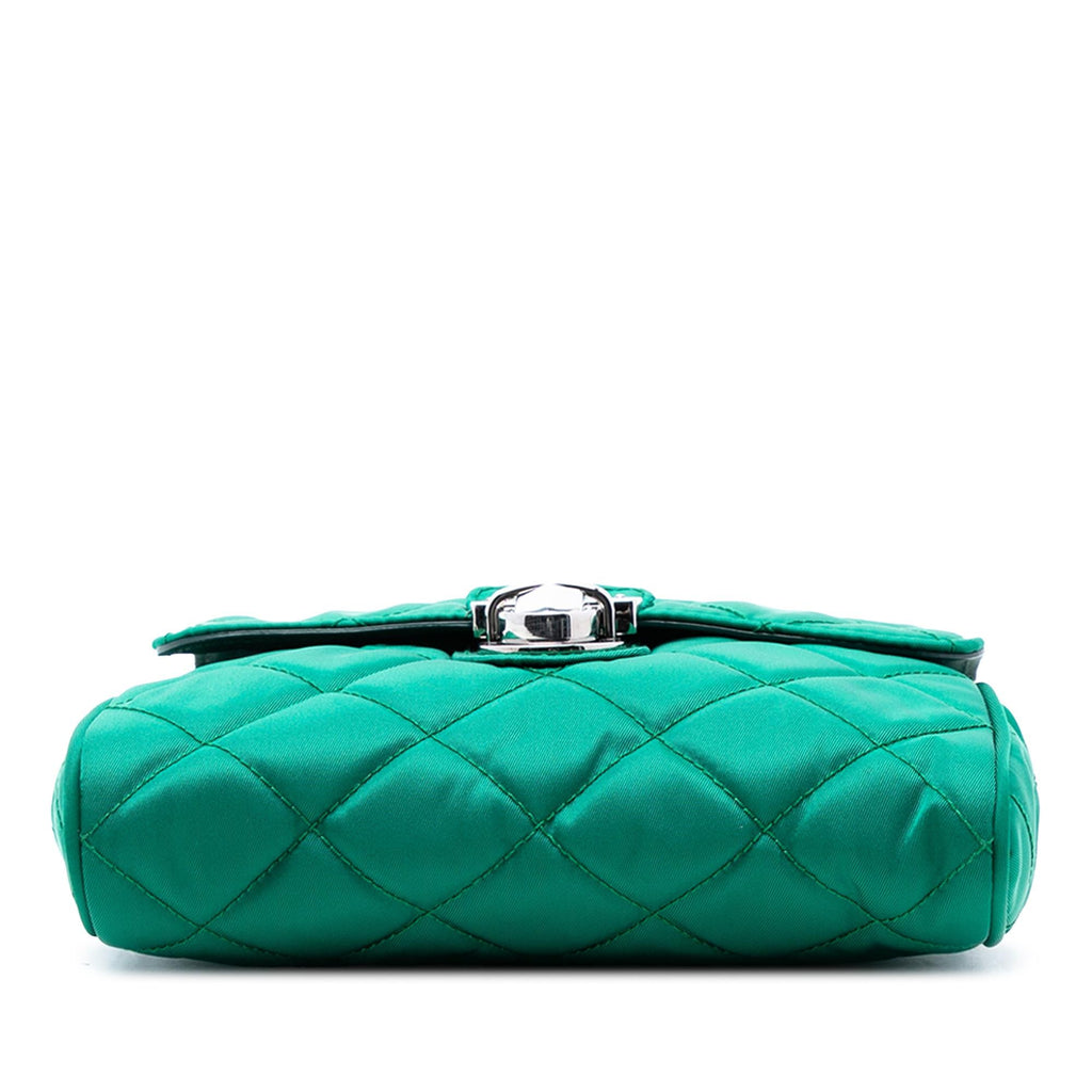 Prada Impuntu Tessuto Chain Crossbody