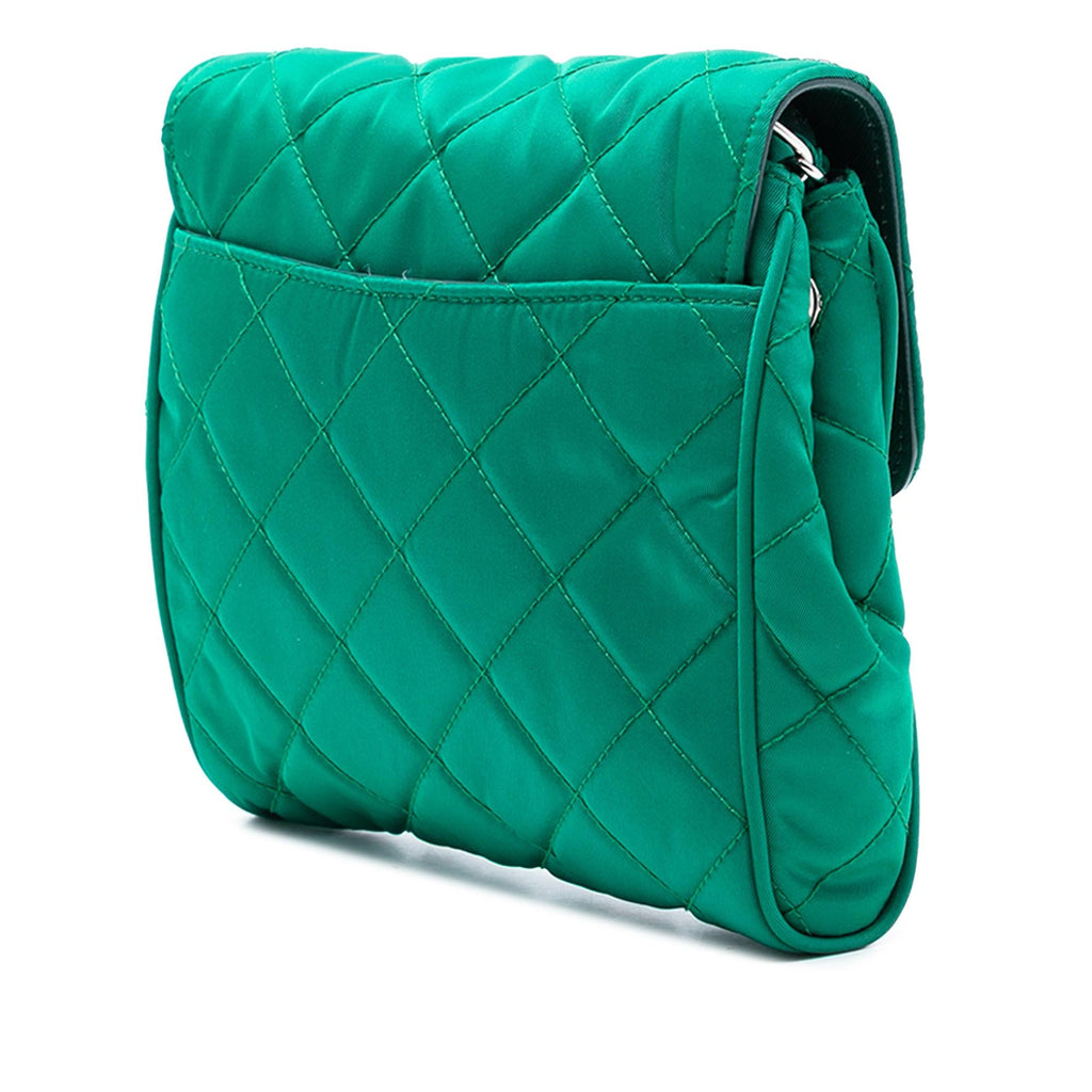 Prada Impuntu Tessuto Chain Crossbody